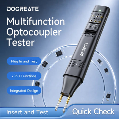 MO-81 Multifunction Optocoupler Tester 7-in-1 Component Checker For IGBT SCR TL431 NPN PNP NMOS PMOS Repair Diagnostic Tool