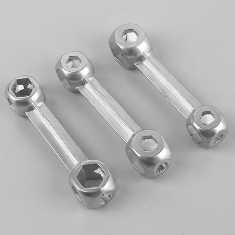 Multi-Purpose 10-in-1 Portable Hex Wrench Set, Mini Hexagonal Repair Tool for Bicycle and General Hardware Screw Work