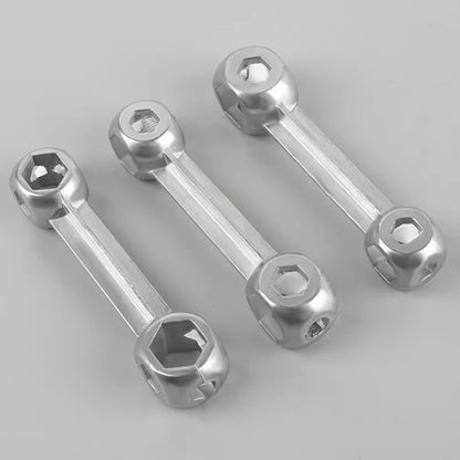 Multi-Purpose 10-in-1 Portable Hex Wrench Set, Mini Hexagonal Repair Tool for Bicycle and General Hardware Screw Work