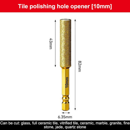 New·1/2/3/4Pcs Diamond Core Bits Dry Drilling Thread Hexagonal Shank Core For Ceramic Tile Granite Marble Grinding Heads·