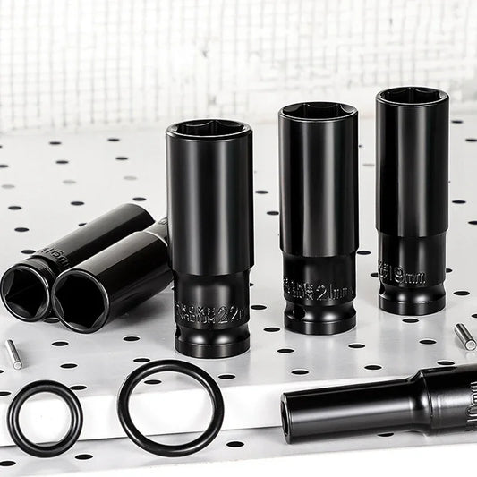 1/2" Drive Deep Impact Socket Drive Metric Wrench Socket Deep Impact Socket Pneumatic Wrench Head Tire Removal Tools