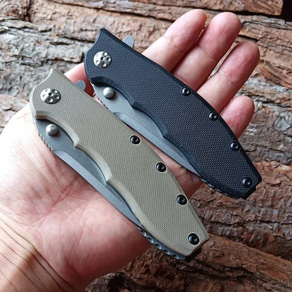ZT 0562 Folding Pocket Knife G10 Handle Camping Hunting Portable Durable EDC Outdoor Self-defense Multitool Knives EDC Hand Tool