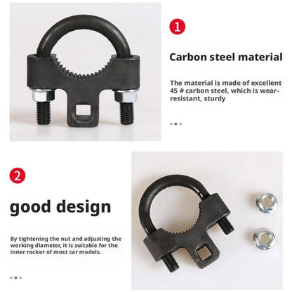 Car Tie Rod Inner Rocker Removal Tool Disassembly Accessories Kit for Auto Chassis Repair Rocker Arm Installer Remover Tool