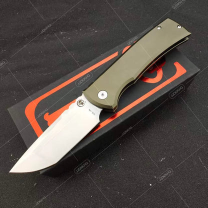 Redencion PT229 Outdoor Ambidextrous Pocket Knife T6 Aluminum Handle Premium Jungle Camping Adventure Everyday Carry Tool Practical D2 Blade Folding Knives