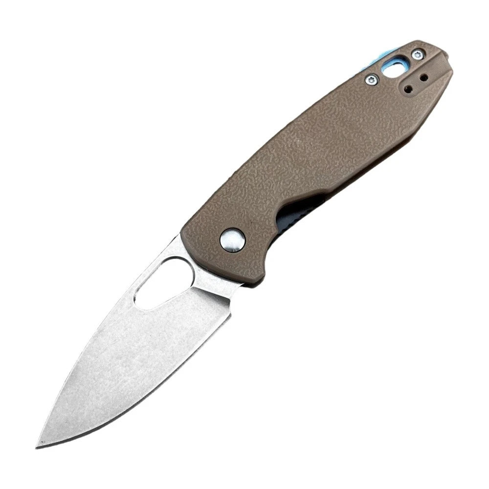 5390 Folding Knife G10 Handle with Clip EDC Compact Knives Outdoor Adventure Hiking Cutting Knife Portable Multi-fuctional Tools