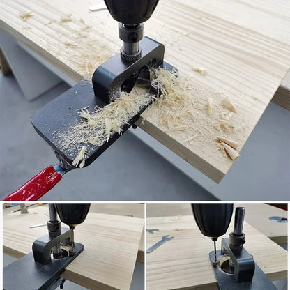Woodworking 35mm Concealed Hinge Jig Kit or Drill Accessories, Hinge Boring Jig Drilling Guide Locator for Cabinet Cupboard Tool