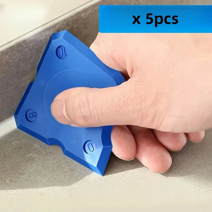 5pcs Silicone Caulking Tool Kit Joint Sealant Spreader Spatula Scraper for Tile Window Grout Edge Removal Kitchen Construction T