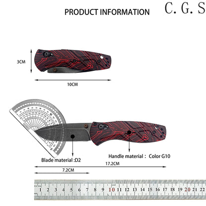 BM 585 Knife Mini-Barrage Assisted Folding Knife Outdoor Hunting Camping Survival Pocket EDC Tool Multitools Hand Knife