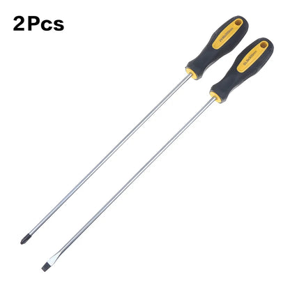 Long Handle Screwdriver Slotted Cross Head Magnetic Screwdriver Bits Anti Slip Manual Tools Screw Driver Bolt DriverHot