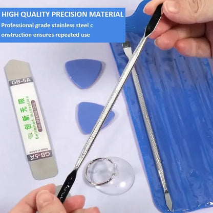 8 IN 1 Universal Phone Repair Tools Kit Disassembly Blades Pry Opening Tool Crowbar Disassemble Kit Phone Spatula Hand Tools Set