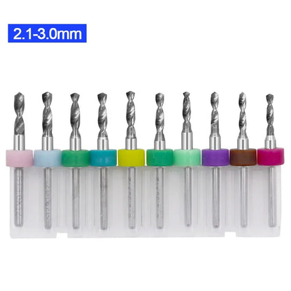 0.1-3.0mm Print Circuit Board Drill Bits Carbide Micro Drill Bits CNC PCB Twist Dril
