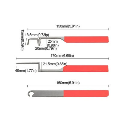Stainless Steel Window Unlock Tool 10x5x5cm Brown