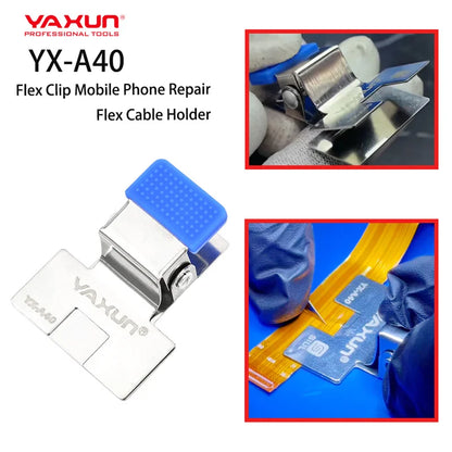 YAXUN YX-A40 Flex Clip Mobile Phone Repair Flex Cable Holder for Mobile Phone Maintenance Tools Flex Cable Holder