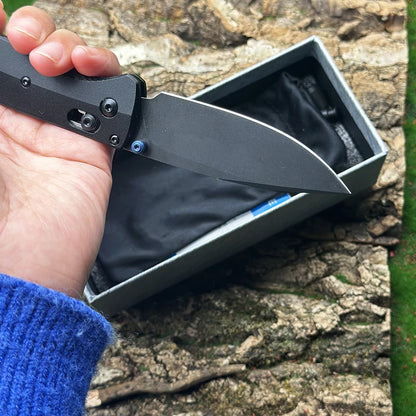 BM 535 Folding Knife Aluminum Handle and M390 Blade - Compact Outdoor Camping hiking EDC Pocket Knife,A great gift