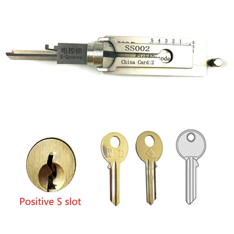 Portable Universal For Home Door Civil Locks 2 In 1 Tool SS002 Tools Lock AccessoriesUniversal Box