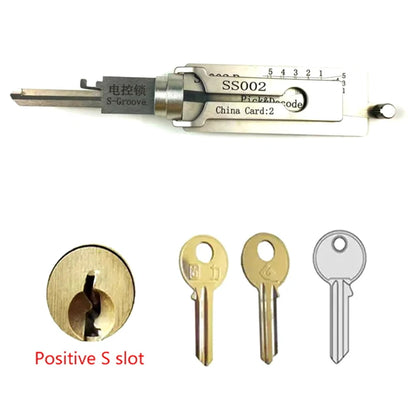 Portable Universal For Home Door Civil Locks 2 In 1 Tool SS002 Tools Lock AccessoriesUniversal Box