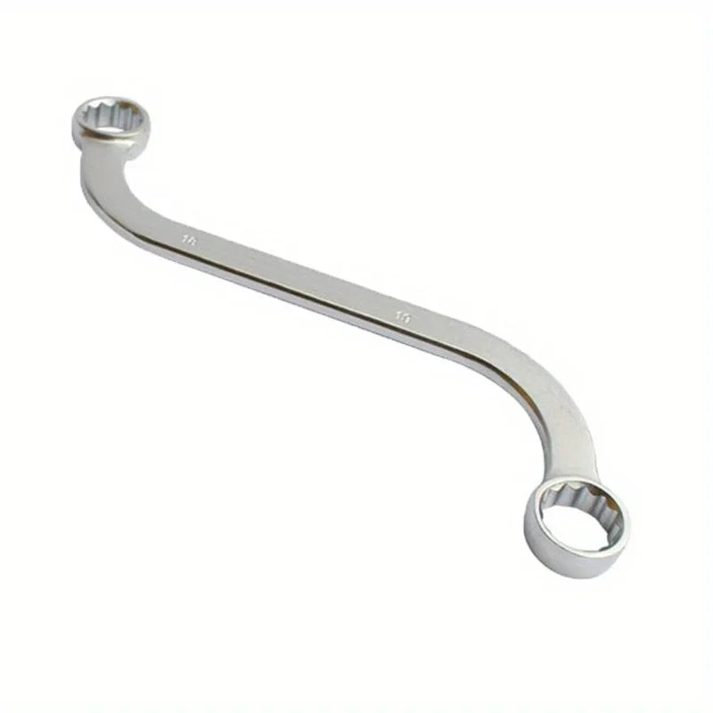 5Pcs S Type 10-19mm 12-Point Box Ends Double-Headed Special-Shaped Fastening Wrench Car Repair Tool S-Shaped Spanner Hardware