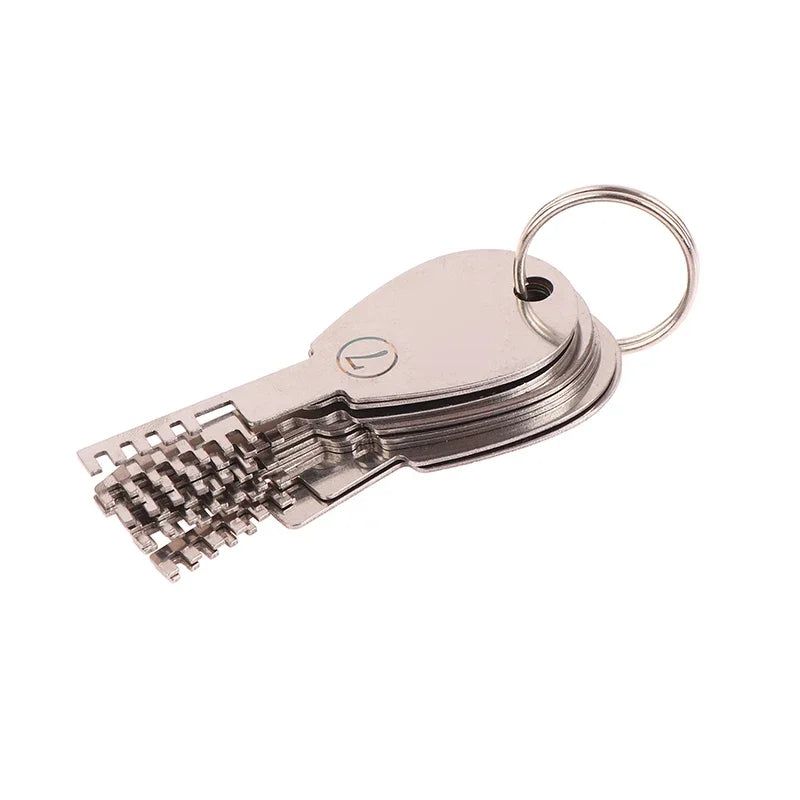 HUK  Tools Stainless Steel Comb Lock 9in1 Full Set Repair Tool