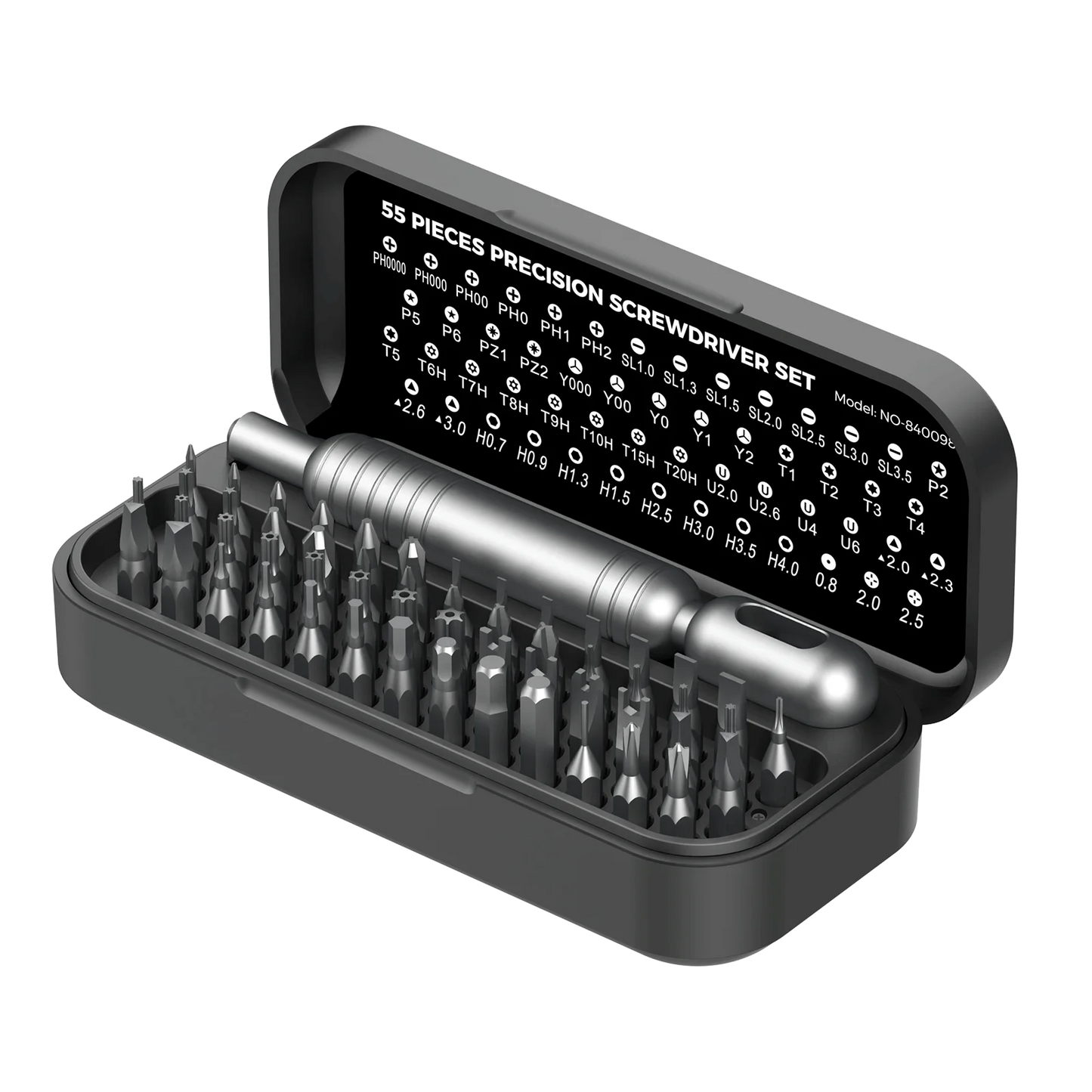 55PCS Mini Precision Screwdriver Set Magnetic Repair Tool Kit Torx Hex Phillips Bits for Phone Watch Laptop Electronics DIY Gift