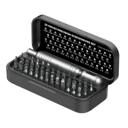 55PCS Mini Precision Screwdriver Set Magnetic Repair Tool Kit Torx Hex Phillips Bits for Phone Watch Laptop Electronics DIY Gift