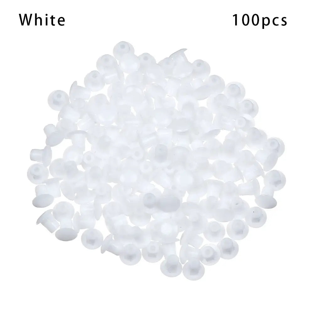 100Pcs Useful Hole Ornament Drill Hole Plug Hardware Furniture Hole Covers Dust Plug Stopper Protective Cap Screw Decor