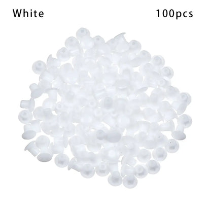 100Pcs Useful Hole Ornament Drill Hole Plug Hardware Furniture Hole Covers Dust Plug Stopper Protective Cap Screw Decor