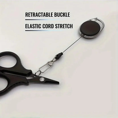Stainless Steel Fishing Scissor Plier Cut PE Braid Line Cutter Plies Carp Fishing Accessories Tools