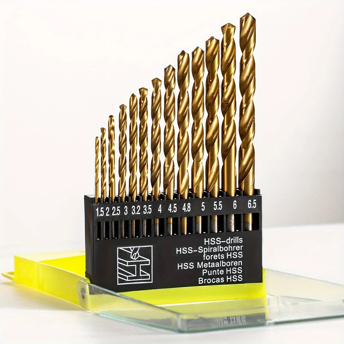 Metric M42 5% Cobalt Twist Drill Bits for Stainless Steel and Hard Metal(1.5mm-6.5mm/13pcs)
