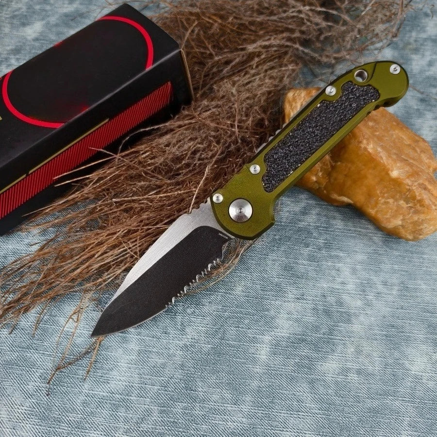 LUDT Gen III Portable Folding Knife D2 Blade T6 Aviation Aluminum Handle Suitable for Outdoor Hiking Daily Emergency Carrying Men's Gifts