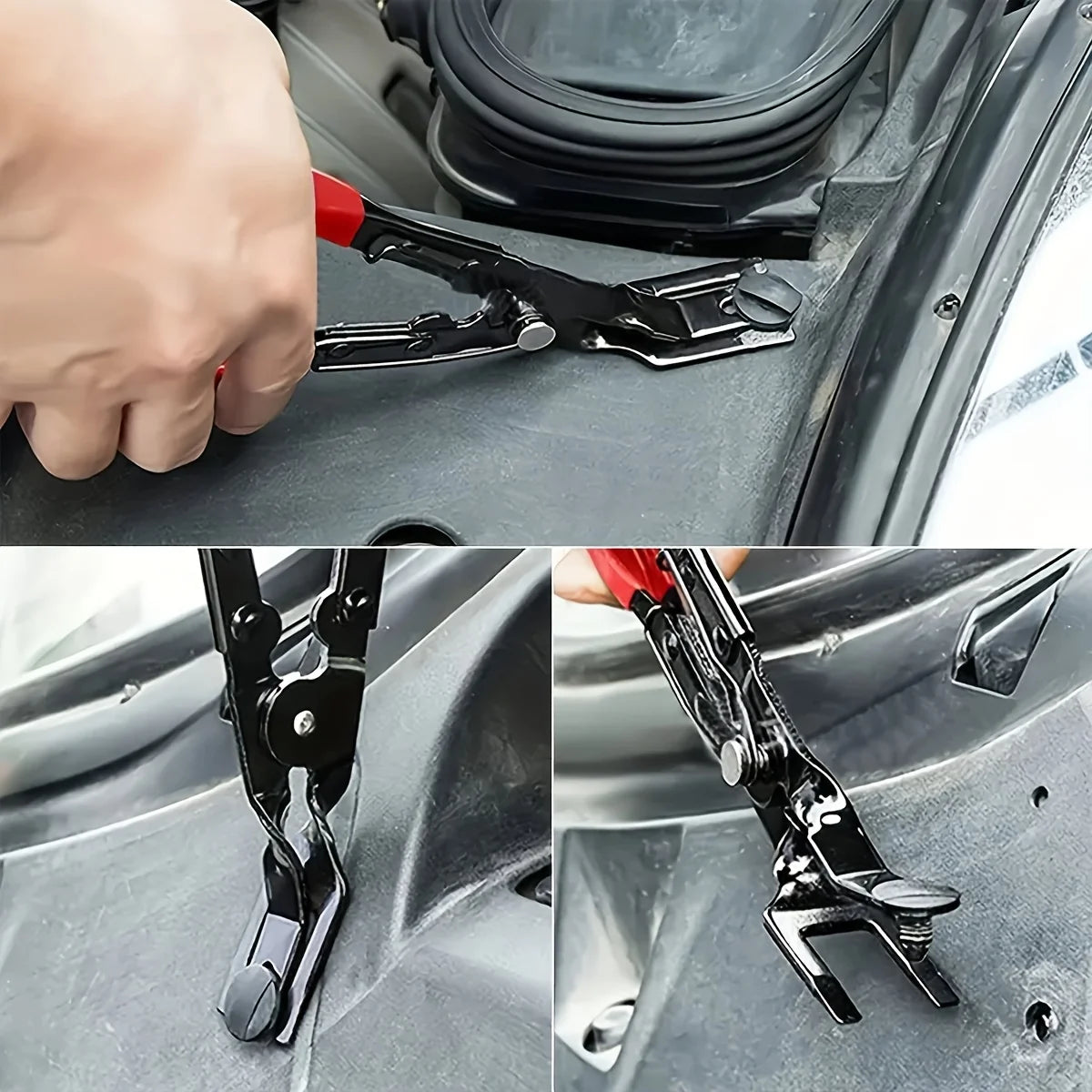 Heavy-Duty Fastener Removal Pliers - Heavy Duty Clip Removal Tool for Automotive Door Panel, Bumper & Hood Push Pin Rivets