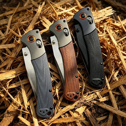 BM 15080 Folding Axis Lock Knife Portable Folding Knife, Essential Small Knife Camping, Multi-functional Portable Folding Knife