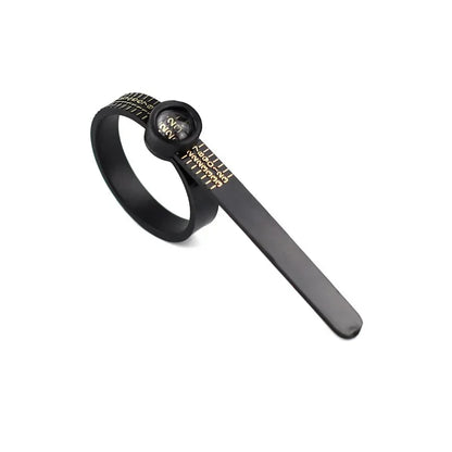 Ring Sizer with Magnifier US UK EU HK Size Scale Finger Measuring Ruler Professional Jewelry Ring Size Tool
