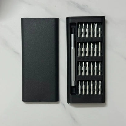 25-in-1 Mini Screwdriver Set with Flathead, Phillips, and Bits - Ideal for Electronics, Mobile Phones, Computers, Glasses, Watch