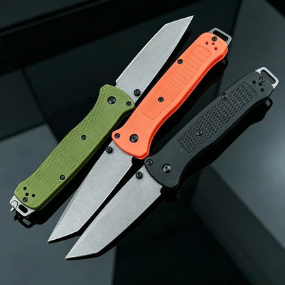 BM 537 EDC Outdoor Lightweight Folding Knife High Hardness Camping Fishing Knife Wilderness Adventure Climbing Portable Tools Backpacking Trekking Perfect Gear Nylon Fiber Handle Gift