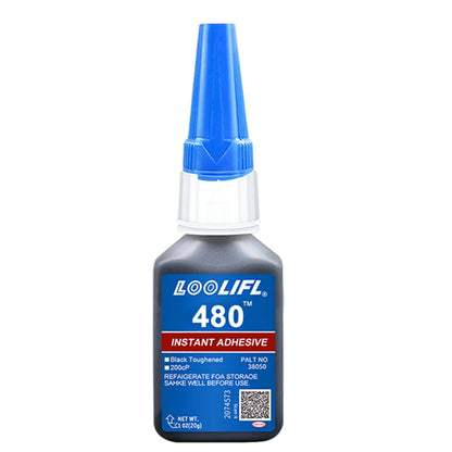 20g 480 Black Adhesive Is Suitable for Repairing Car Tires, Bumpers, and Plastic Parts. It Is a Universal High-Quality Adhesive
