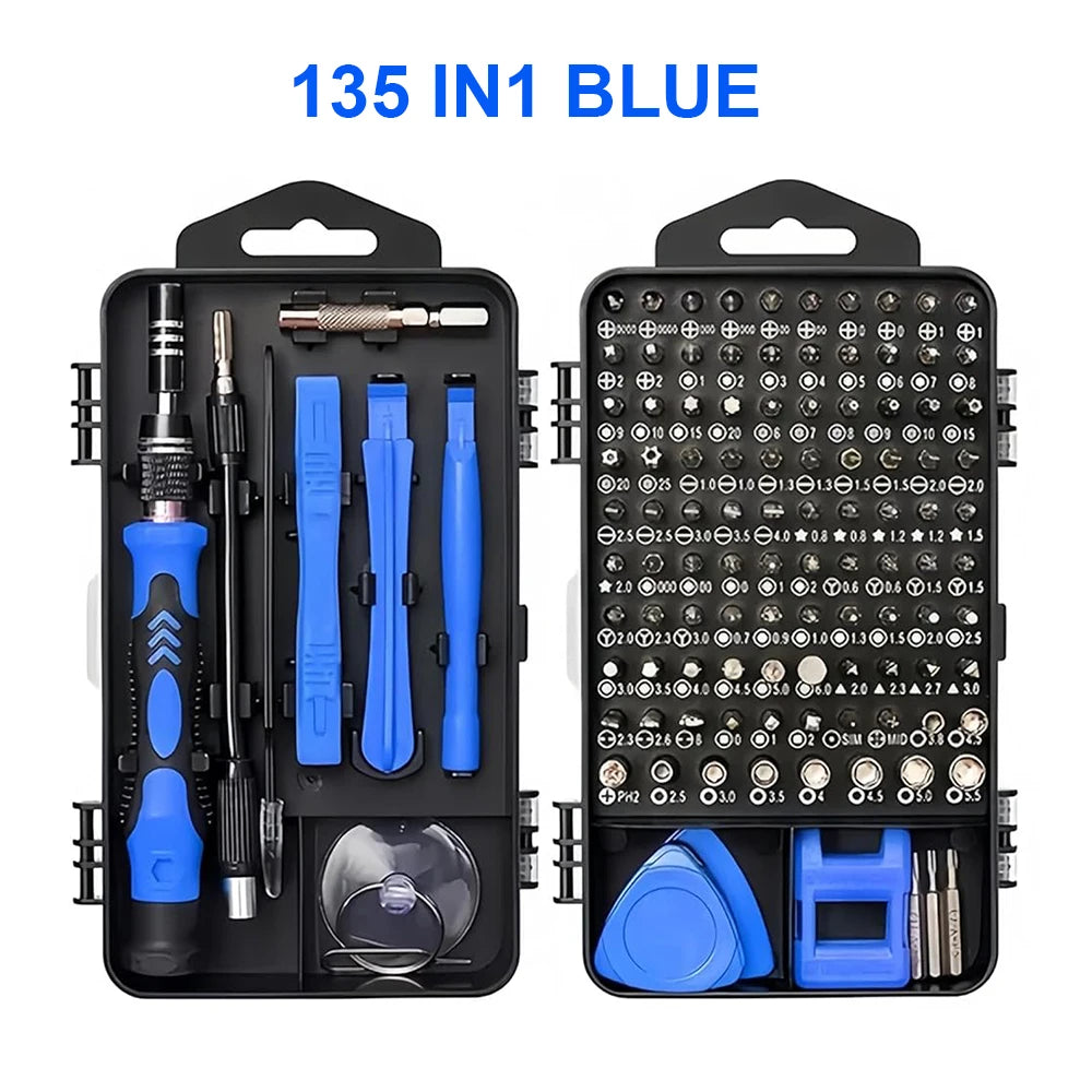 25/115/135/140 in1 Screwdriver Set  Magnetic Torx Phillips Screw Bit Kit  With Electrical Remover Wrench Repair Phone PC Tools
