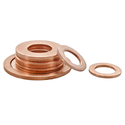 Copper Oil Plug Washers M5-M24 for Motorcycle Sump Sealing