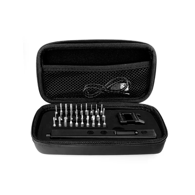 SEQURE ES666 Precision Electric Screwdriver OLED Handle Portable Power Tool Kit Support Sensing | Fixed | Automatic Working Mode