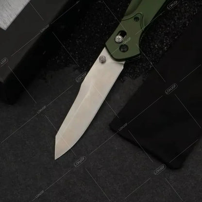 Osborne S30V Satin Plain Blade BM 940 Folding Knife with Pocket Clip High-quality Outdoor Preferred Picnic Cutting Knives