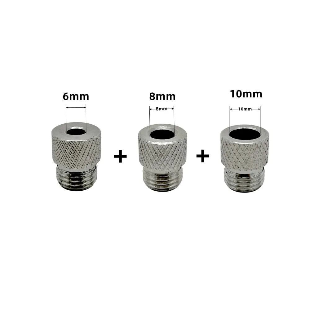 3-10mm Dowel Jig Kit - Self Centering Drill Guide Locator with 8 Steel Bushing -Woodworking Aluminum Alloy Hole Puncher