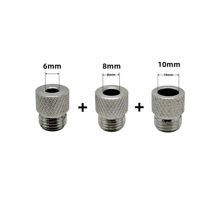 3-10mm Dowel Jig Kit - Self Centering Drill Guide Locator with 8 Steel Bushing -Woodworking Aluminum Alloy Hole Puncher
