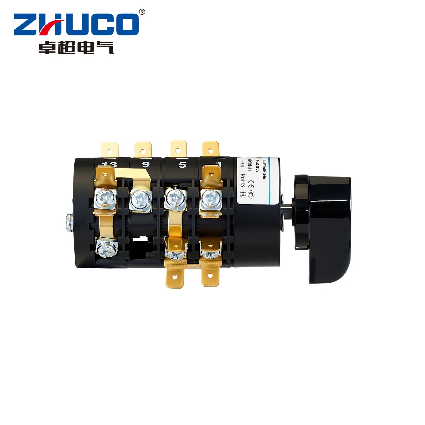 HZ5B-20/4.BBB 7-Position 4-Pole Combination ChangeOver Switch With Knob Handle Common Rotary Cam Switch Power Tool Parts