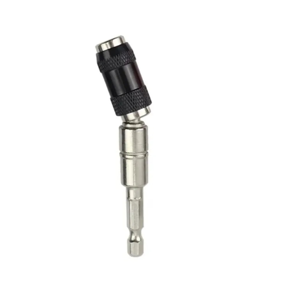 20° Adjustable Angle Magnetic Bit Extension Rod , 1/4" Hex Quick Release Magnetic Screwdriver Bit Holder for Electric Drill