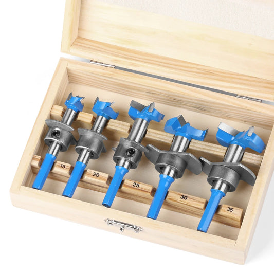 15mm-35mm Cobalt Steel Forstner Drill Bit Set