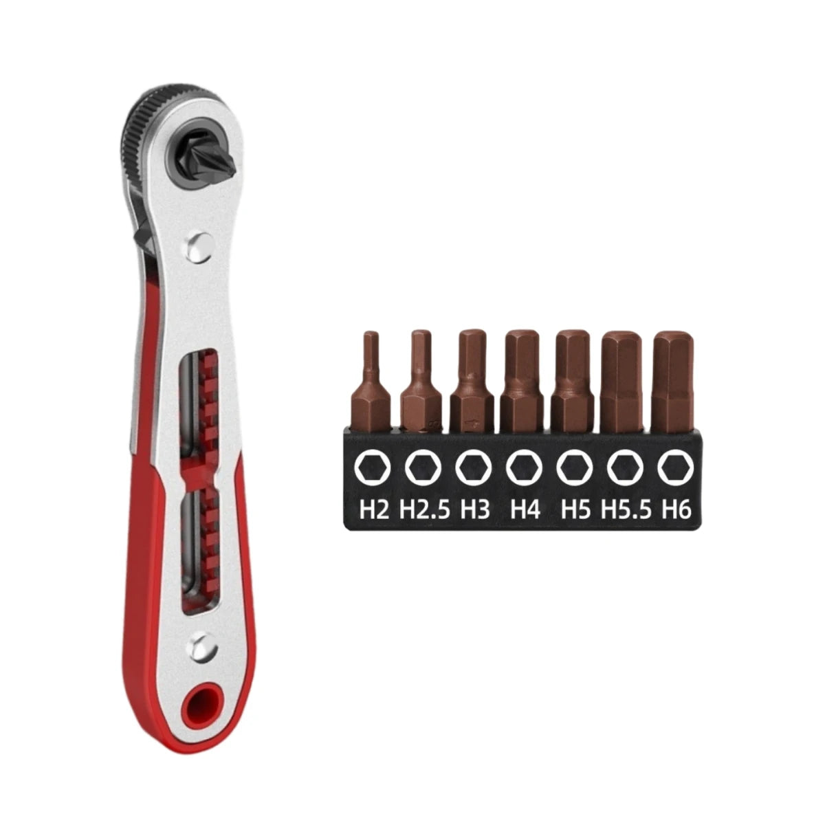Right Angle Screwdriver Set Mini Ratcheting 90 Degree Offset Screwdriver Pocket Low Profile Ratchet Wrench Bit Socket Set