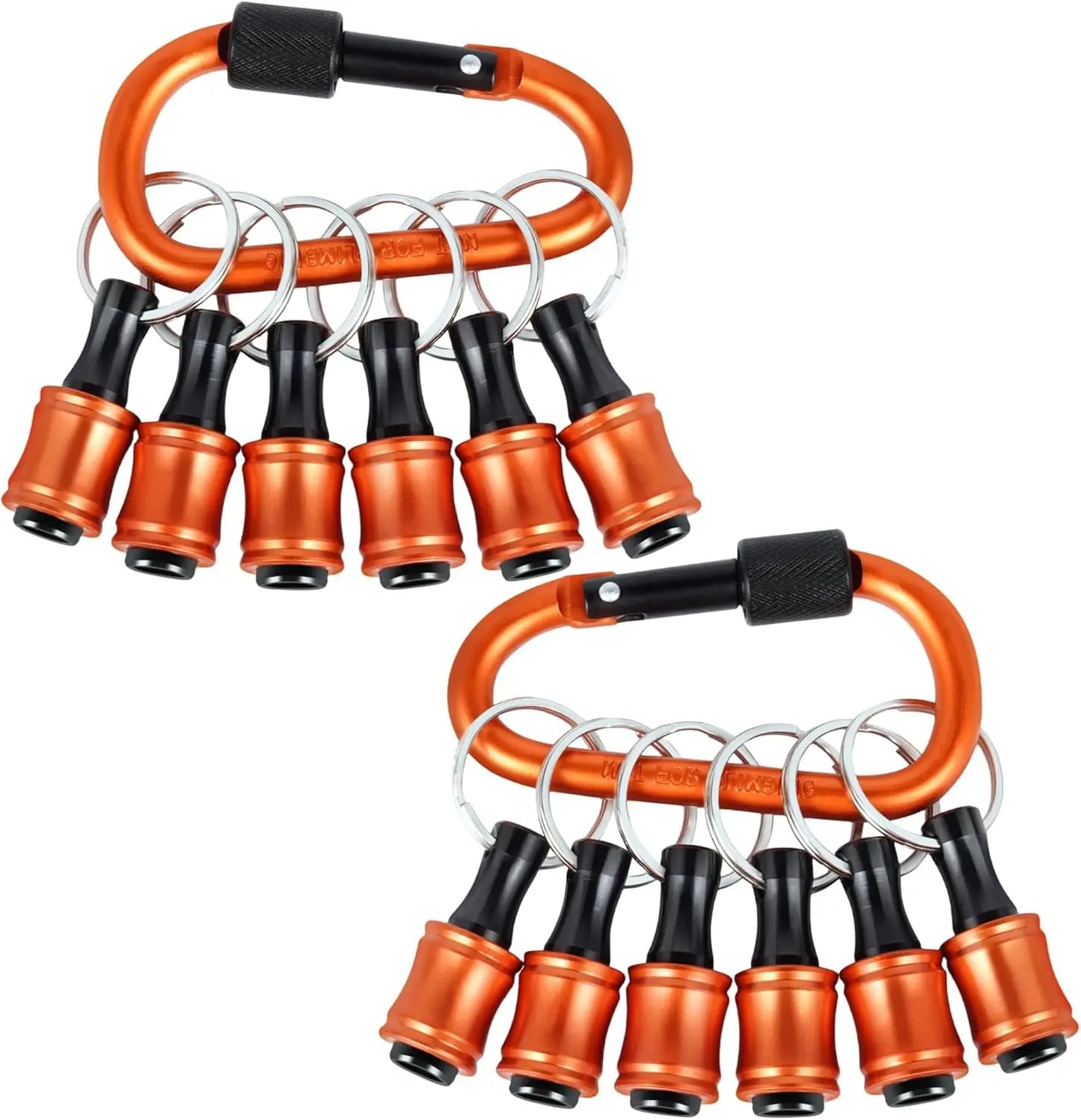 12PCS Bit Holders 1/4 Socket,Screwdriver Bit Holder for Impact Driver Drill Bit Keychain Extension Bar Quick Release Easy Change
