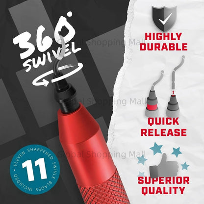 RB3000 Metal Hand Burr Trimming Knife Plastic Metal Wood Deburring Tools Rough Edge Remover Pipe Trimmer