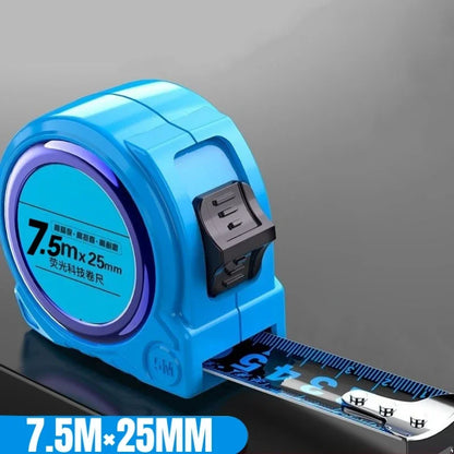 Portable High-precision Measuring Tape Thickened Wear-resistant Tape Measure Retractable Blue 3M 5M 7.5M 10M Work Measuring Tool