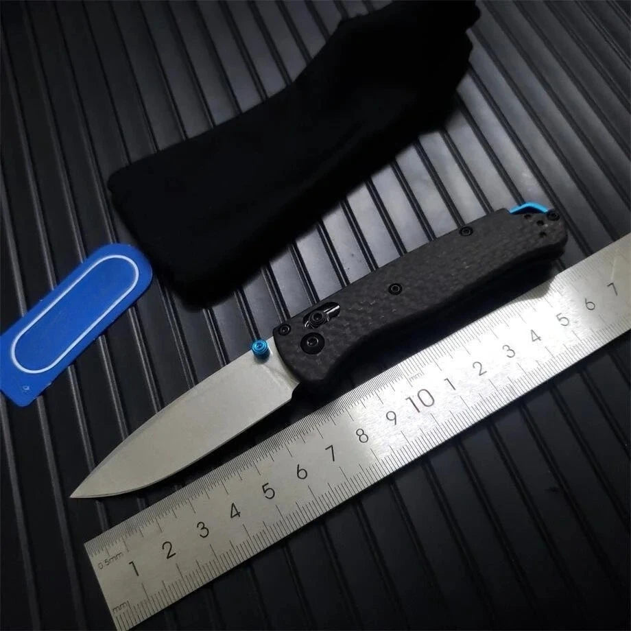 BM 533/535 Bugout Damascus Folding Knife Outdoor Camping Hiking Cutting Tools EDC Fishing Knife Gift for Men