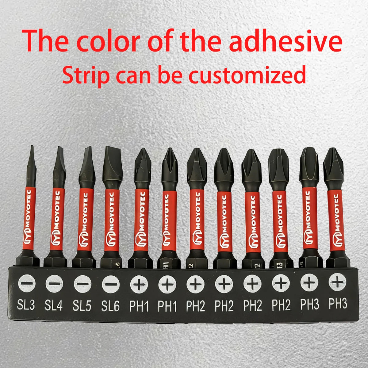 12/24 Pieces of Ph/Sl High-Strength Impact-Resistant Screwdriver Bit Set, 25/50mm S2 Alloy Steel with Strong Magnetism, Suitable for Power Tools
